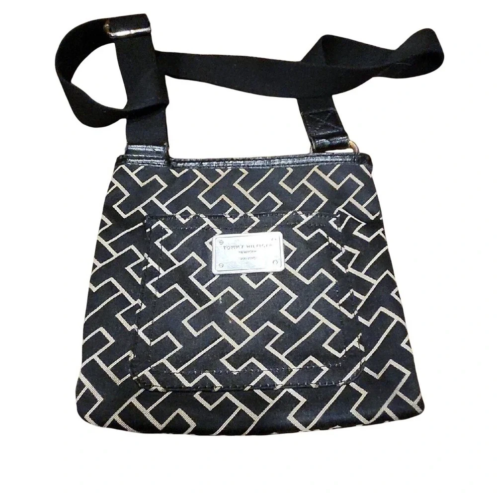 TOMMY‎ HILLFIGER BAG WOMENS NEW YORK EST. 1985 SMALL SHOULDER VINTAGE ADJUSTABLE
